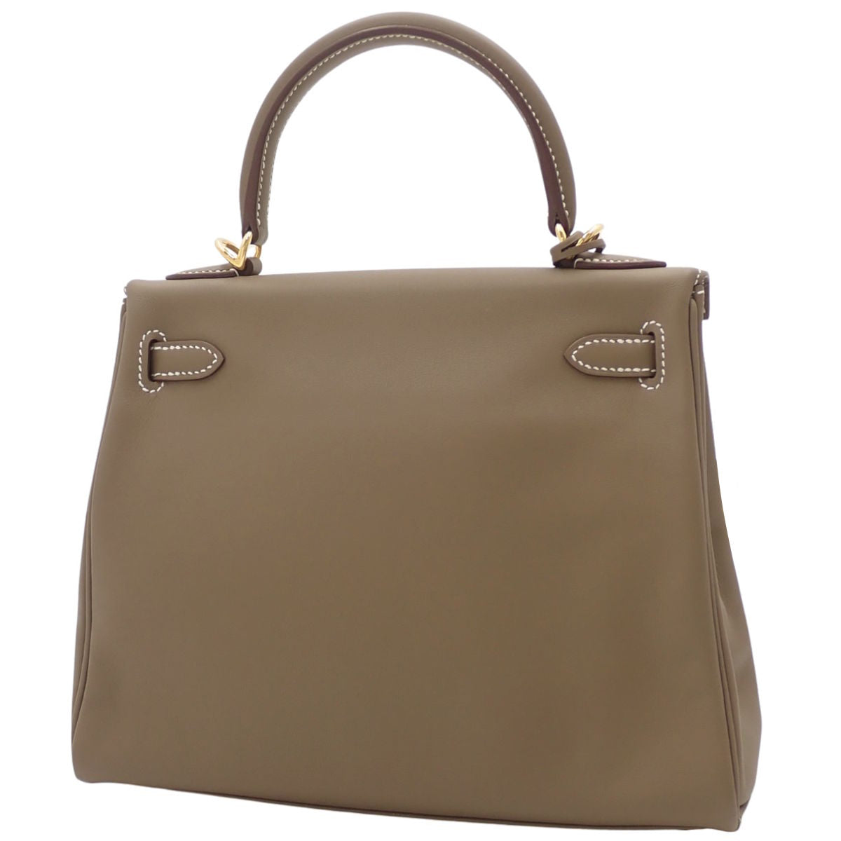 【未使用】ケリー25(内縫い) K刻印 スイフト エトープ/エトゥープ ゴールド金具