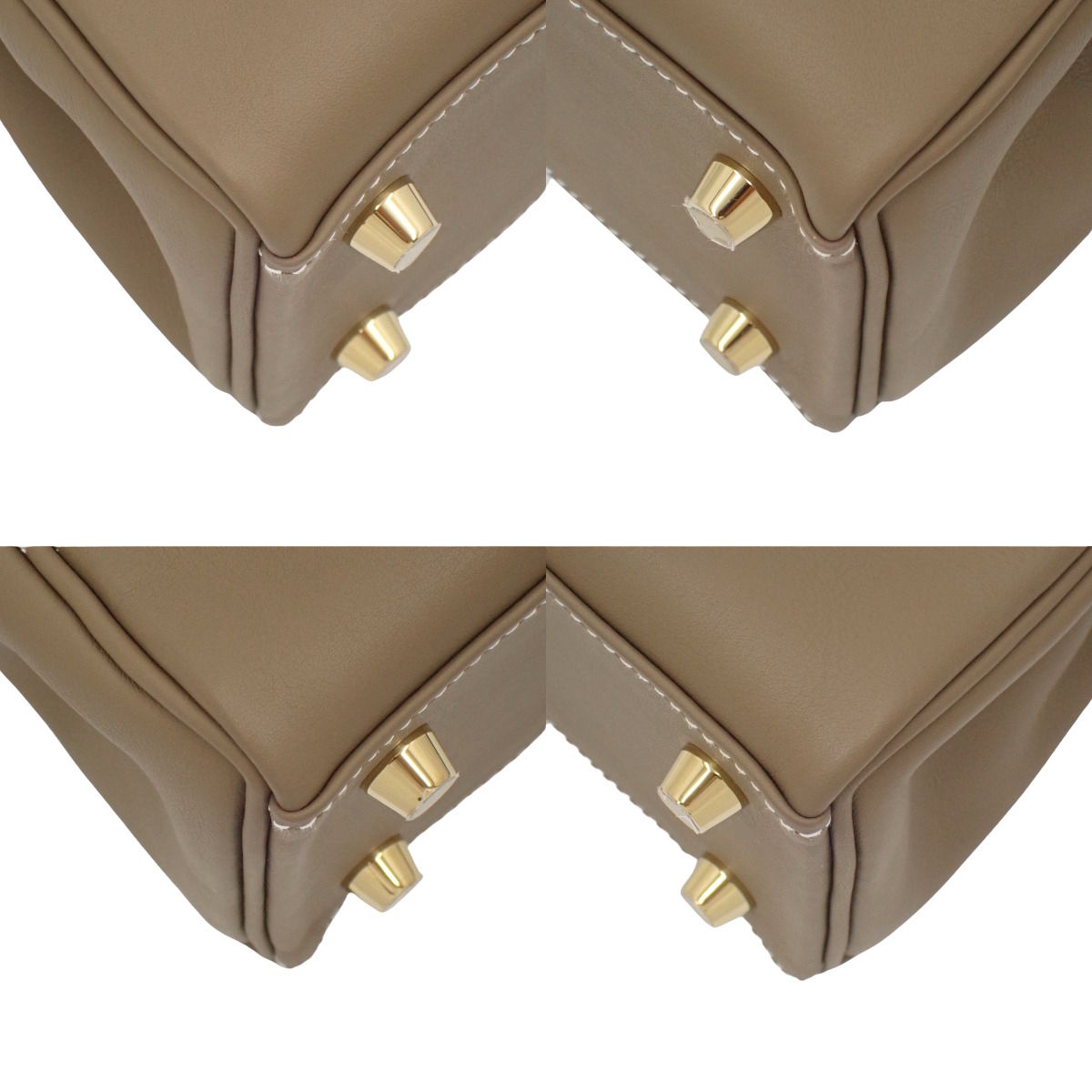 【未使用】ケリー25(内縫い) K刻印 スイフト エトープ/エトゥープ ゴールド金具