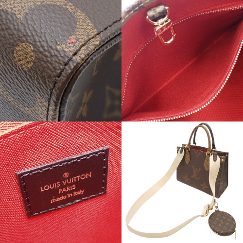 Monogram Giant Reverse On-the-Go 小号 Monogram Giant 帆布 Monogram 反向帆布 M46373