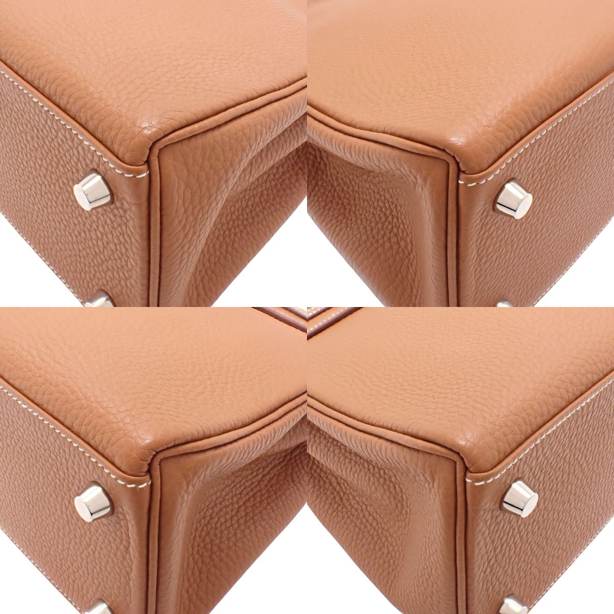 Kelly 25 (inner stitching) Togo, palladium hardware, gold, B stamp