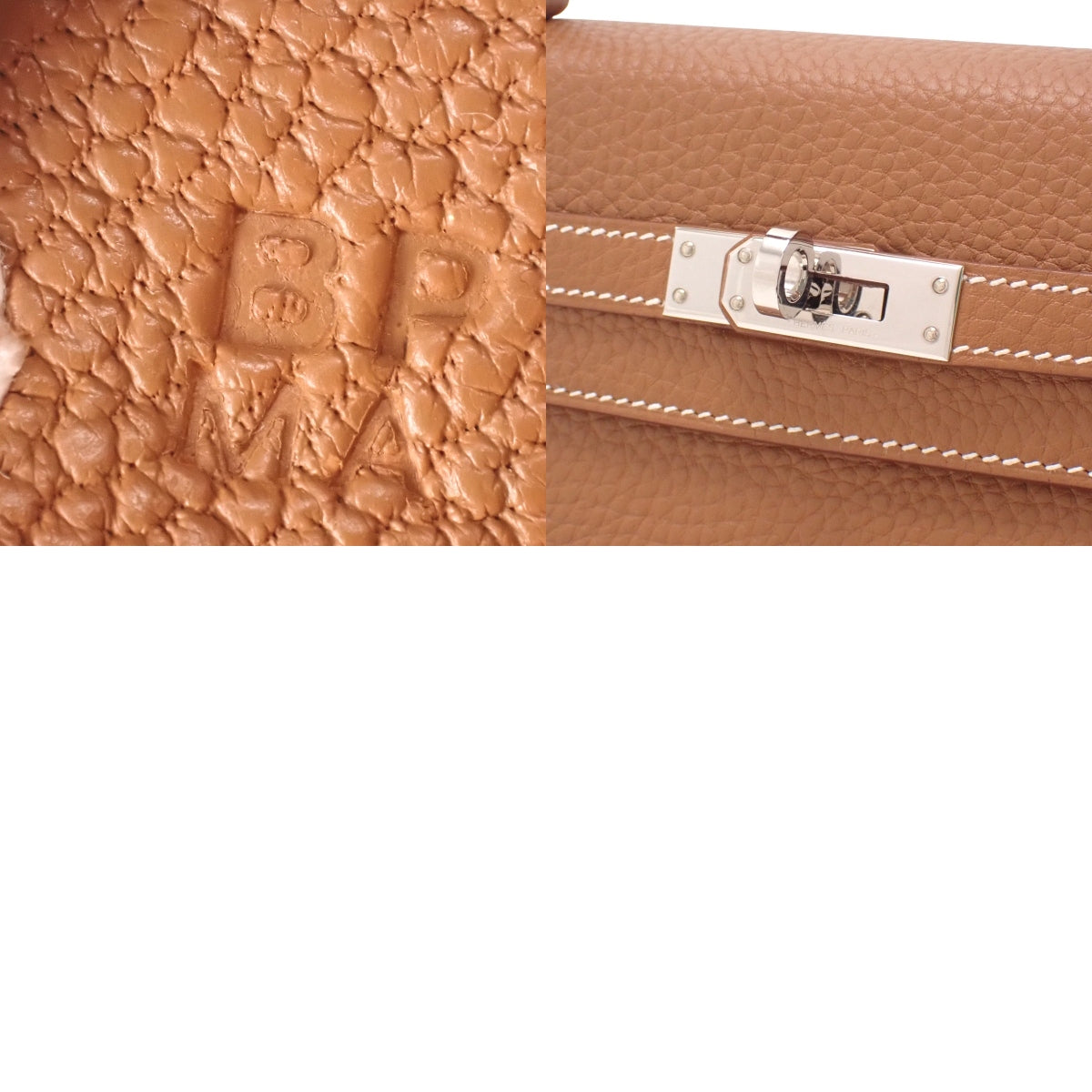 Kelly 25 (inner stitching) Togo, palladium hardware, gold, B stamp