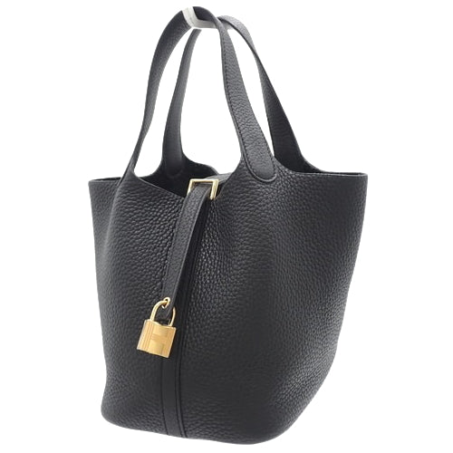 Picotin Lock PM Tote Bag, Taurillon Clemence Leather, D Stamp