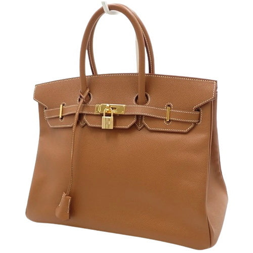 Birkin 35 in Couchvel Gold with Gold Hardware and G Stamp