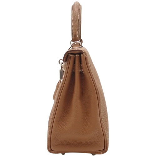 Kelly 25（内缝线）Togo，钯金配件，金色 D 形印章