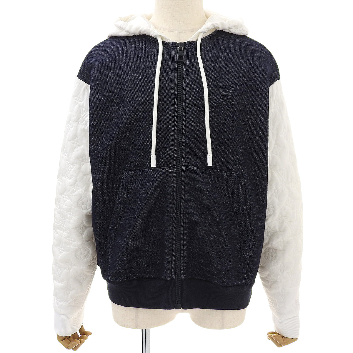 2023款混合字母印花连帽夹克 M