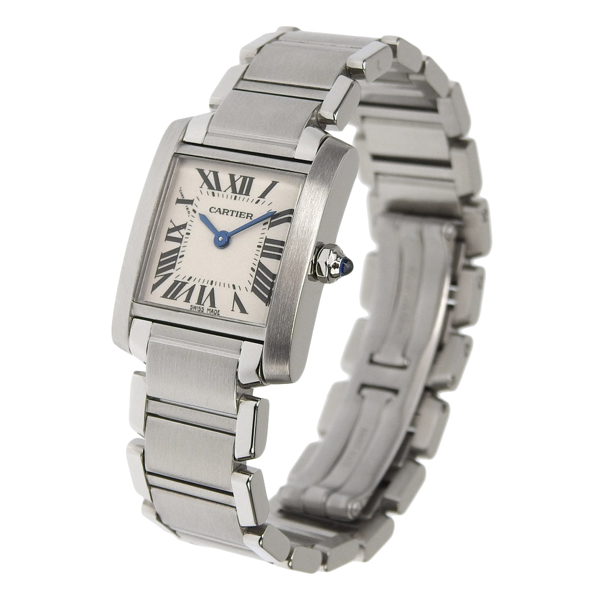 W51008Q3 タンクフランセーズ SM SS クオーツ ホワイト