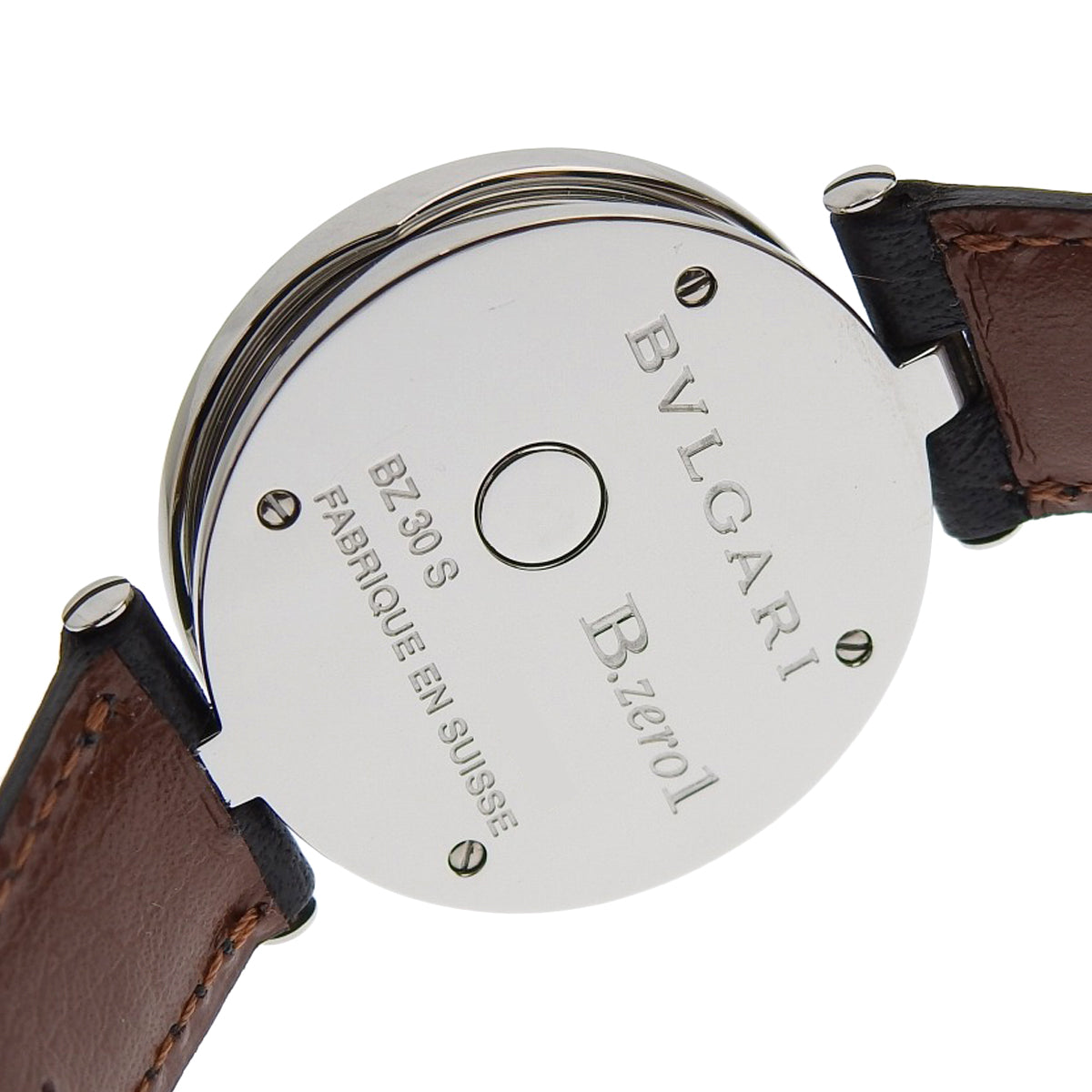 BZ30S ビーゼロワン レザー×SS クオーツ ピンク シェル