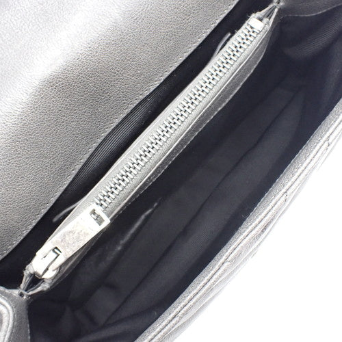 カレッジ チェーンショルダーバッグ YSL Vステッチ レザー