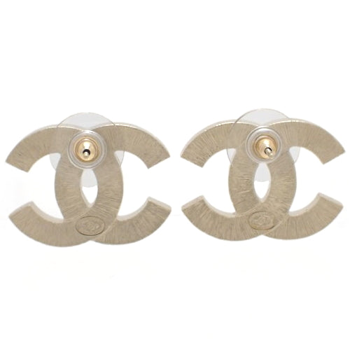 香奈儿CC标志菱格耳环 金属(GP) 首饰 珠宝 绗缝