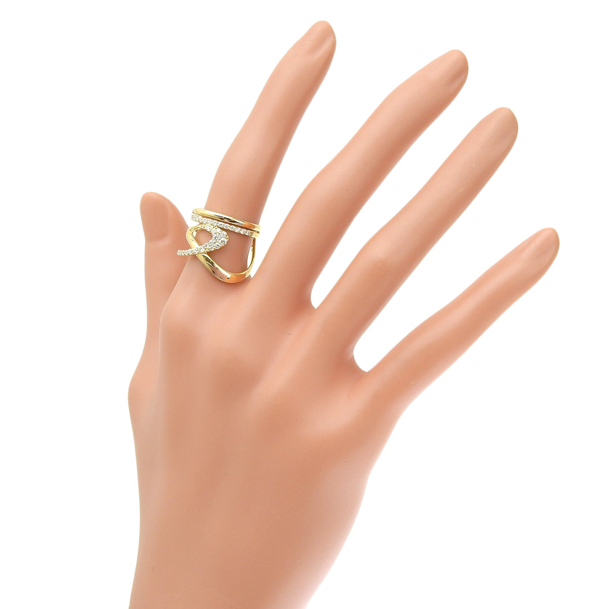 Diamond Ring, 0.50 Carat Diamond, 18K Yellow Gold (YG)