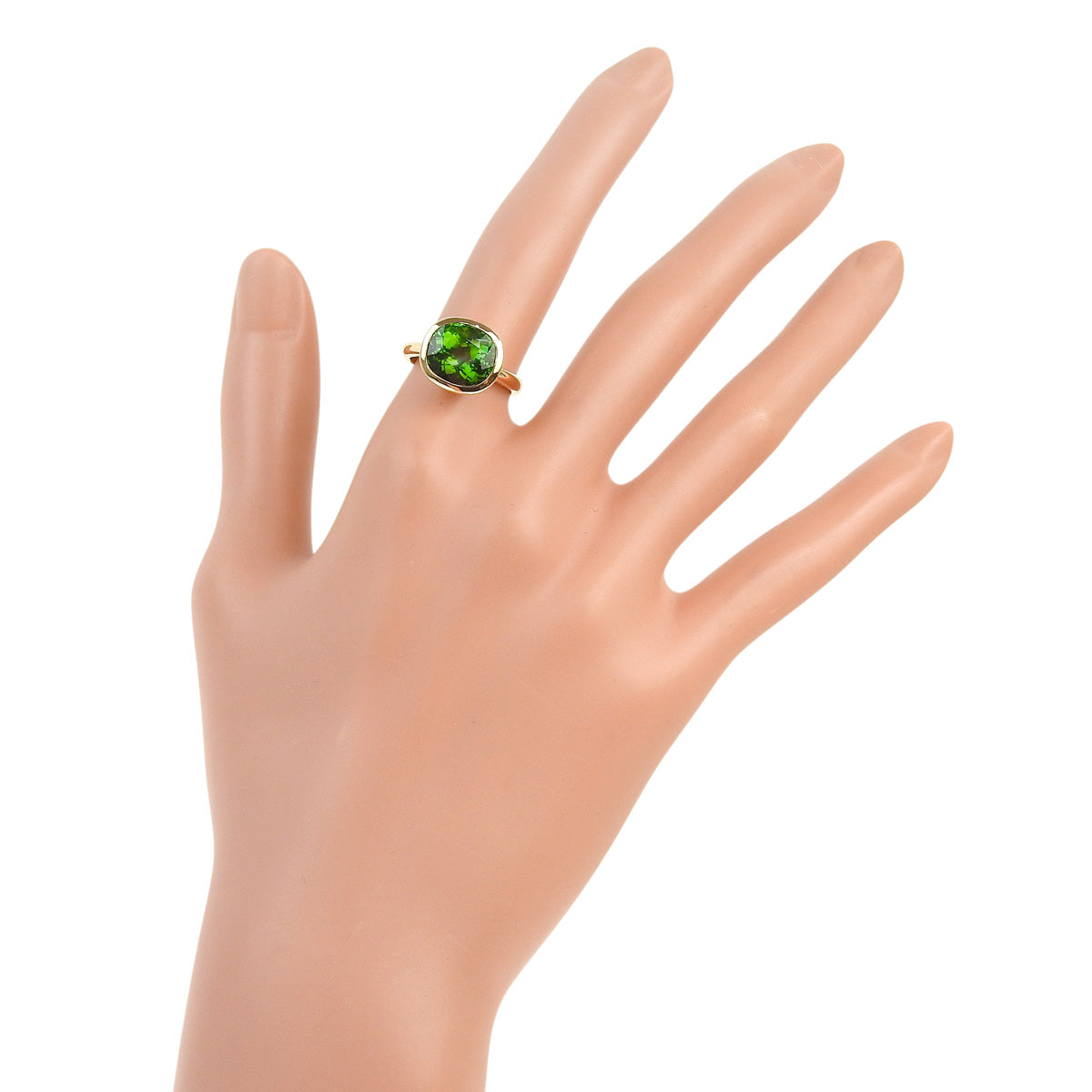 Tourmaline Ring, Tourmaline T4.77, 18K Yellow Gold, YG, Accessory, Jewelry