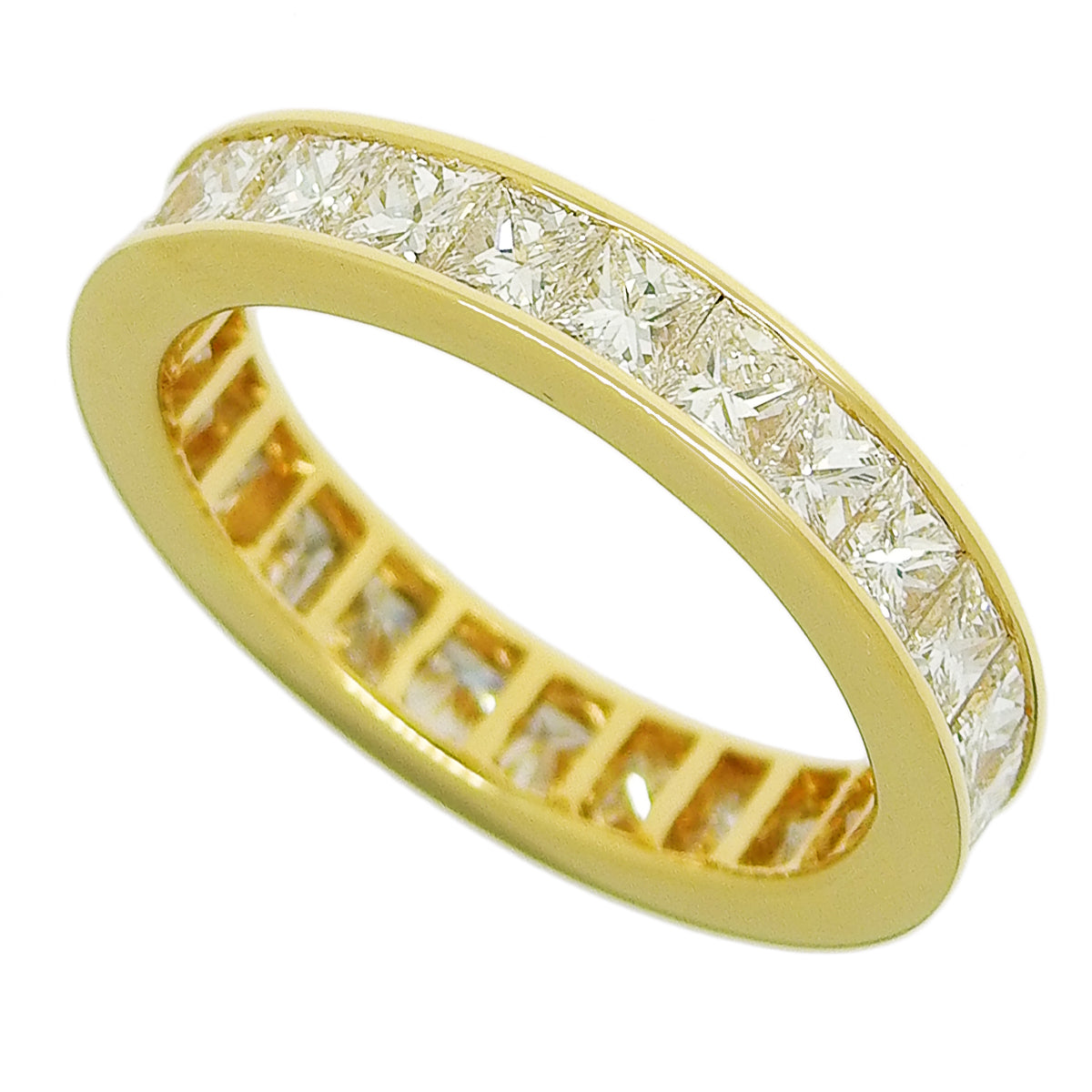 Diamond Eternity Ring D2.84 K18 Yellow Gold YG