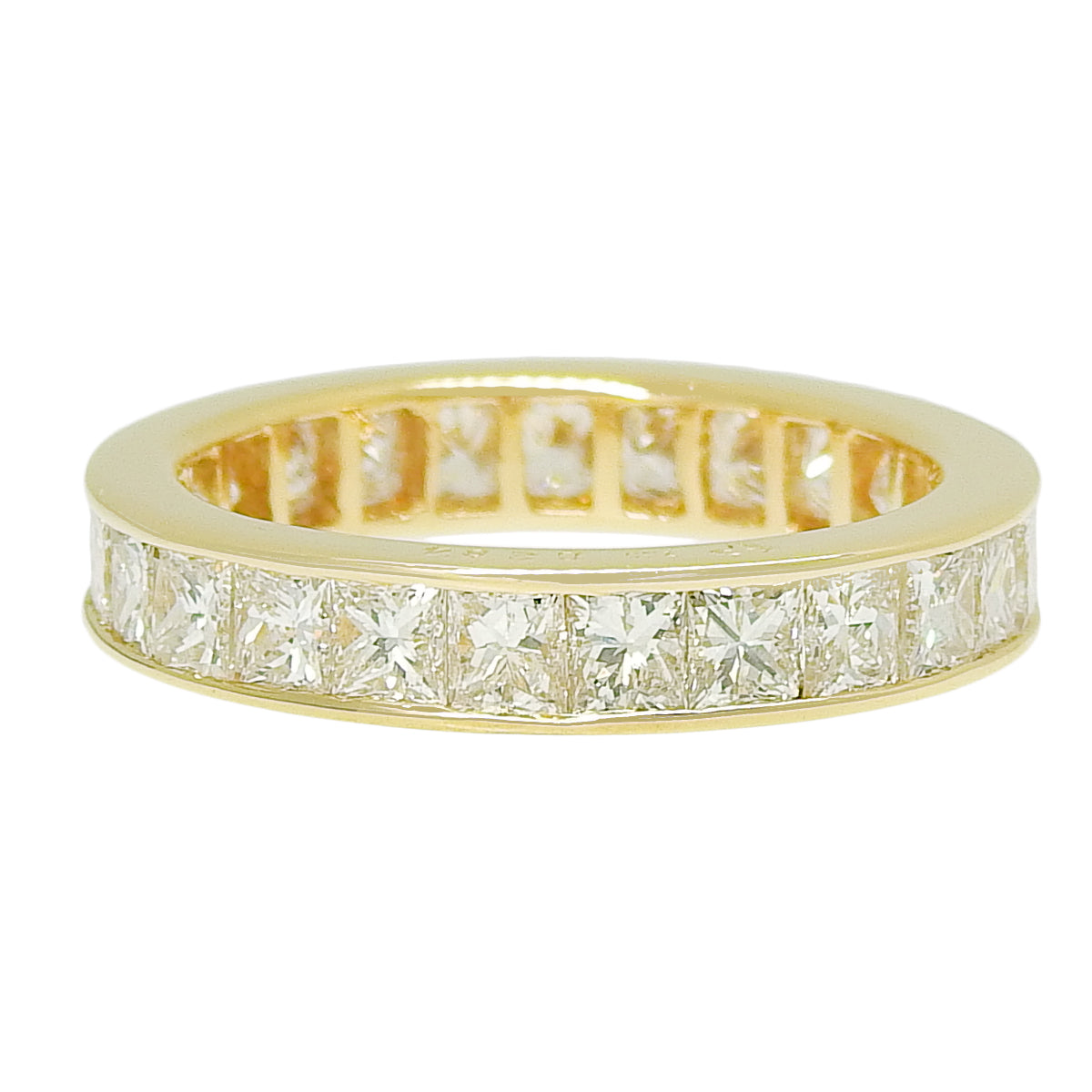 Diamond Eternity Ring D2.84 K18 Yellow Gold YG