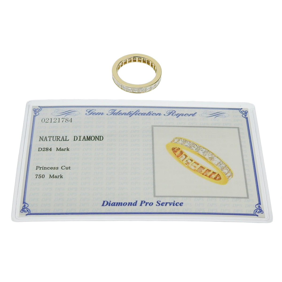 Diamond Eternity Ring D2.84 K18 Yellow Gold YG