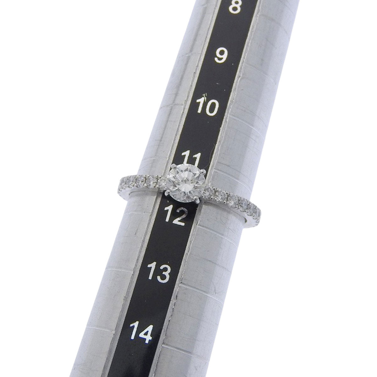 ハーフエタニティ ダイヤモンド リング D0.502,0.48 Pt900プラチナ