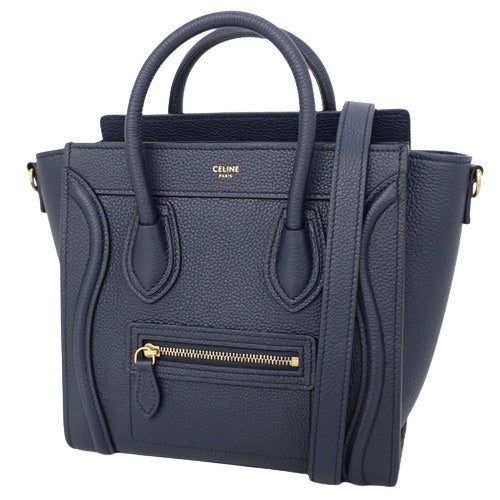 Luggage Nano Shopper in Drummed Calfskin