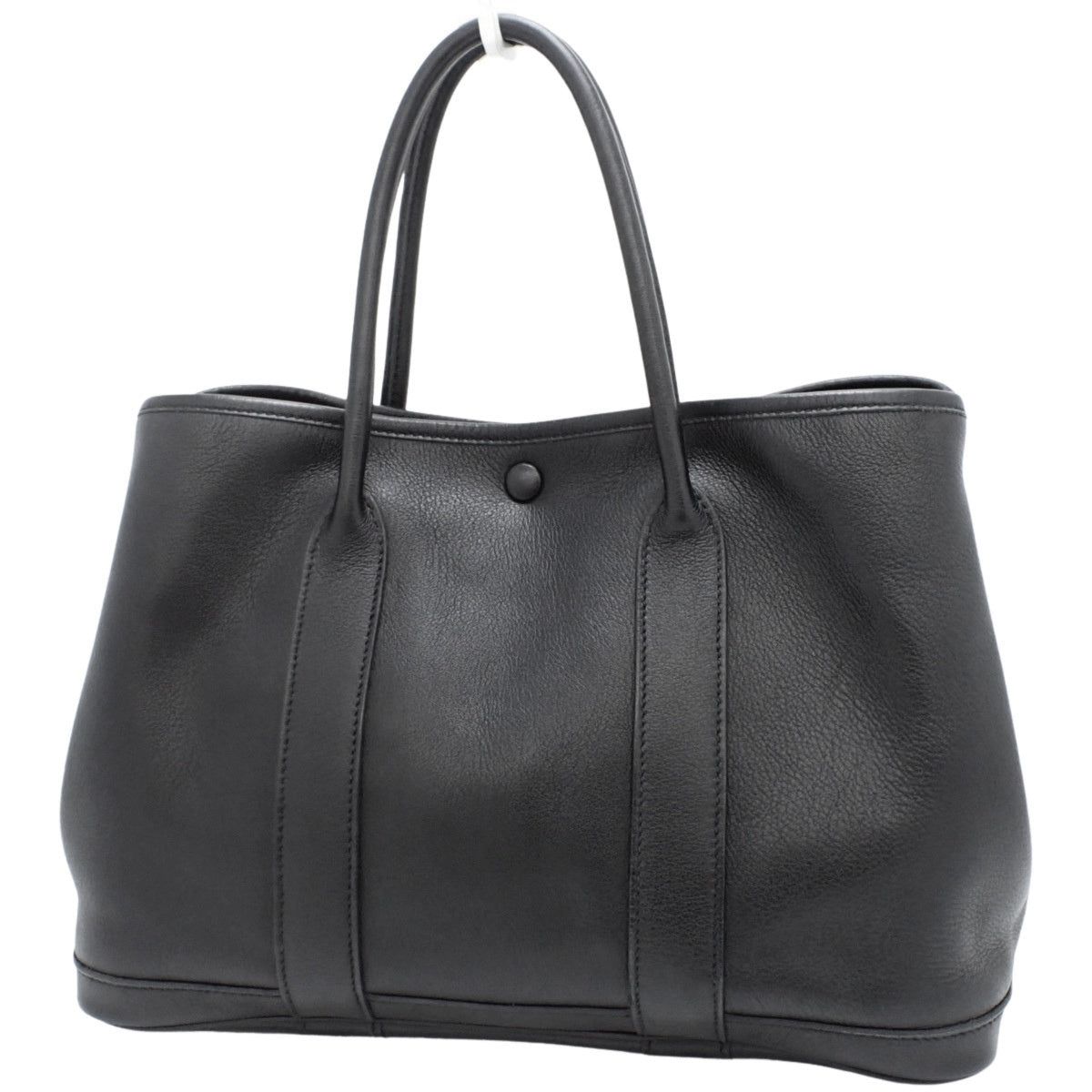 花园丝巾TPM，Swift皮革，黑色，银色五金件，□J刻印，银座限定款。