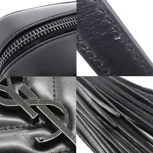 Saint Laurent Monogram Lou 相机包，带 YSL 标志，皮革，612544