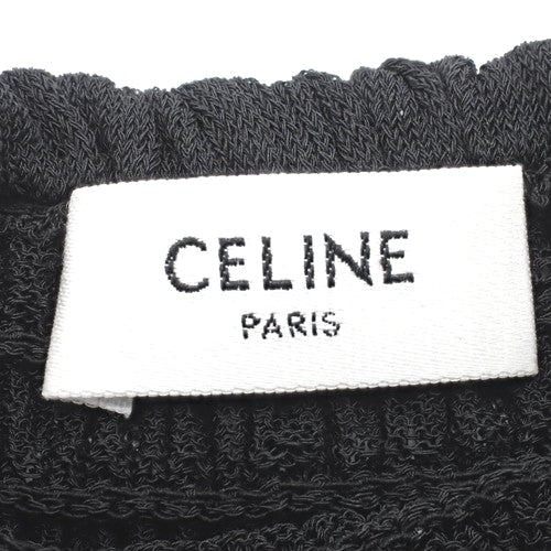 露肩迷你连衣裙，XS 码，带有 Triomphe 徽标刺绣