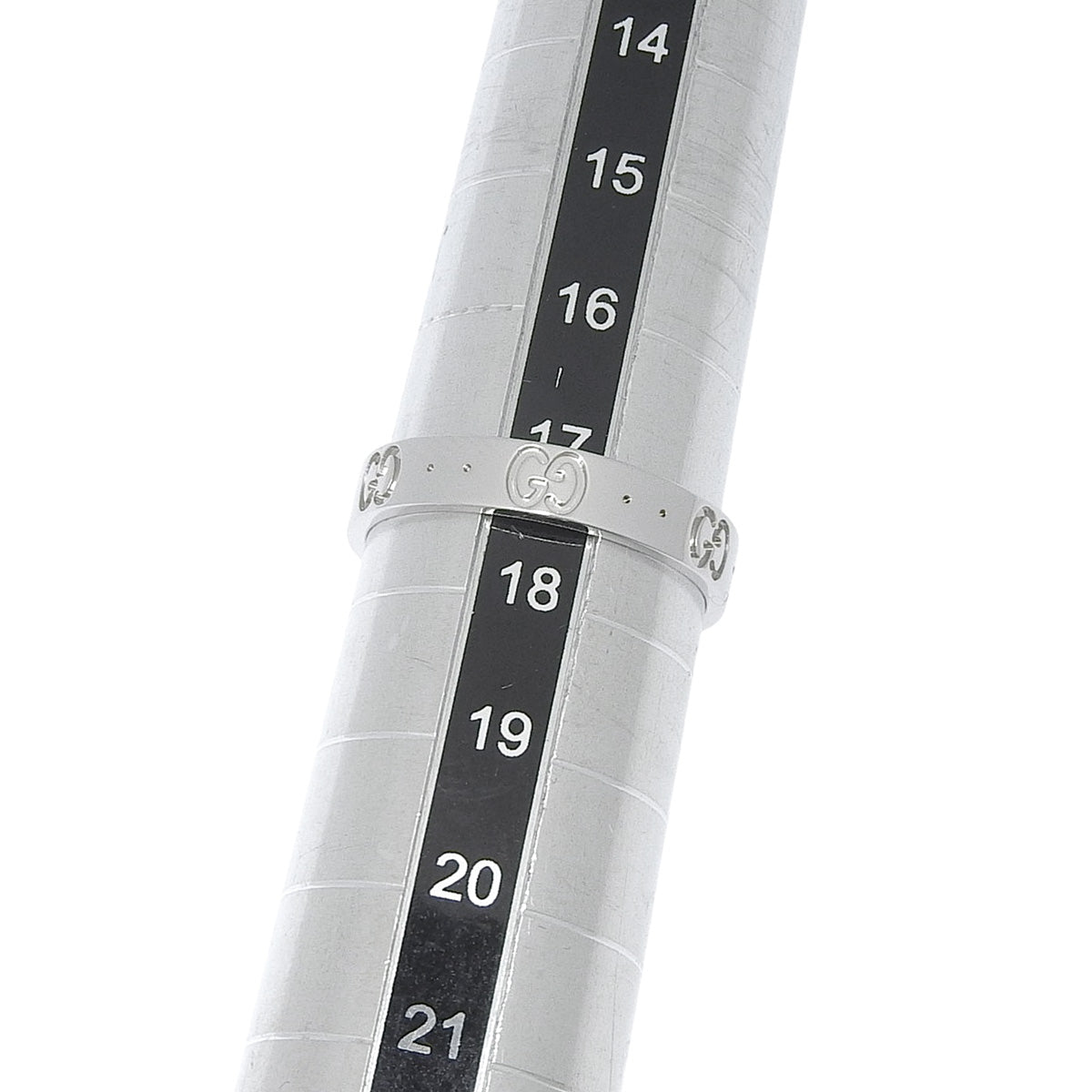 アイコン リング ホワイトゴールド K18WG 4.1g