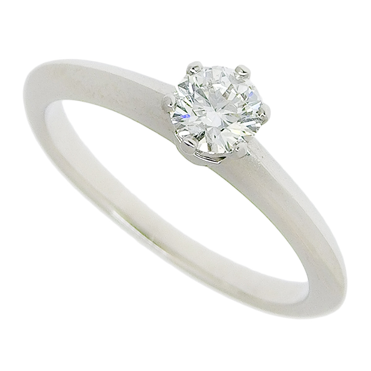 Classic Solitaire Ring, Diamond D0.31, Platinum Pt950