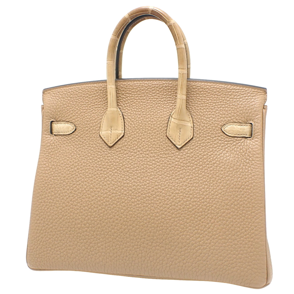 Birkin 25 Touch Togo Alligator Matte Crocodile Chai U Stamp