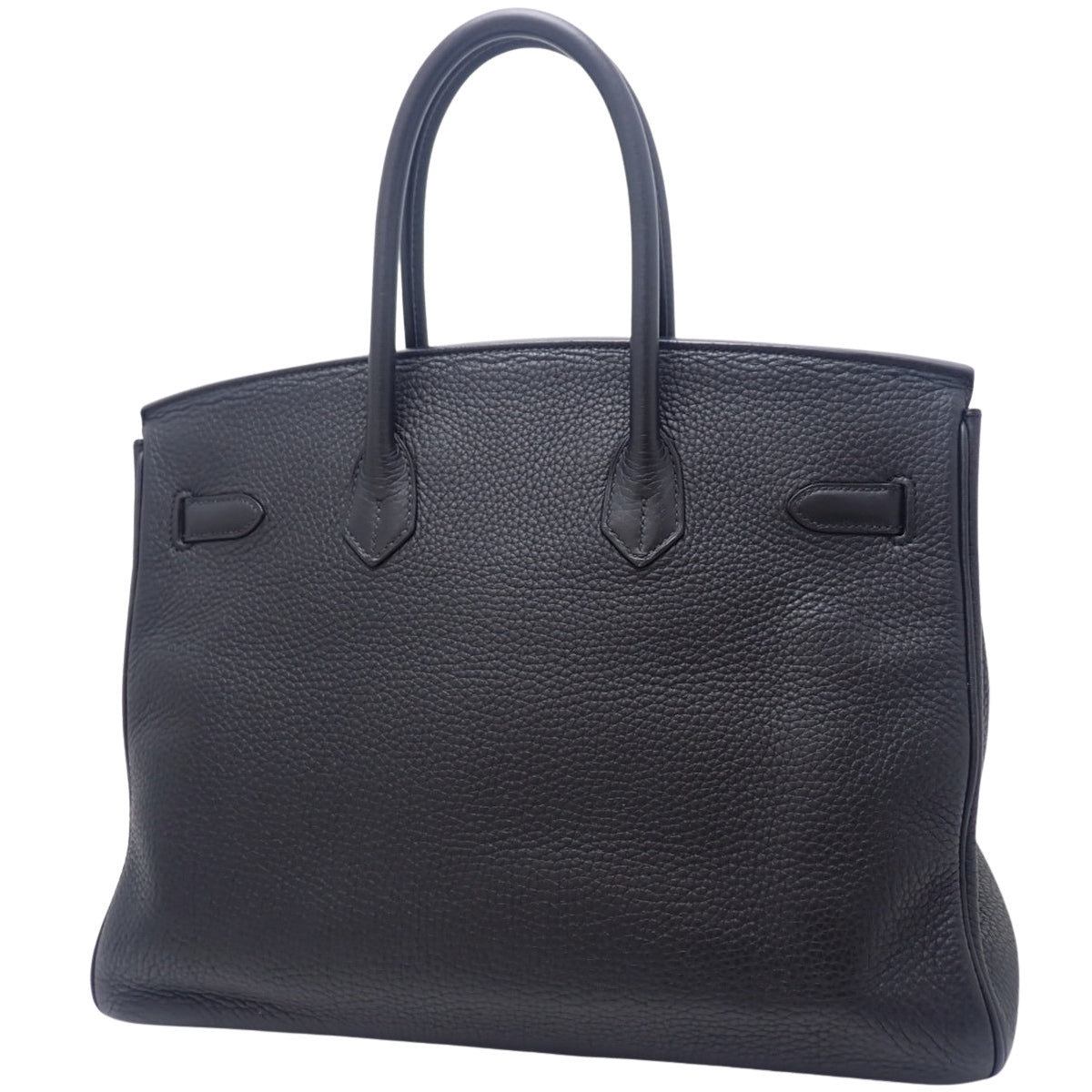 Birkin 35，Taurillon Clemence 皮革，黑色，银色五金配件，N 字印记