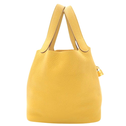 ピコタンロックMM トリヨンクレマンス ジョーヌアンブル ゴールド金具 C刻印