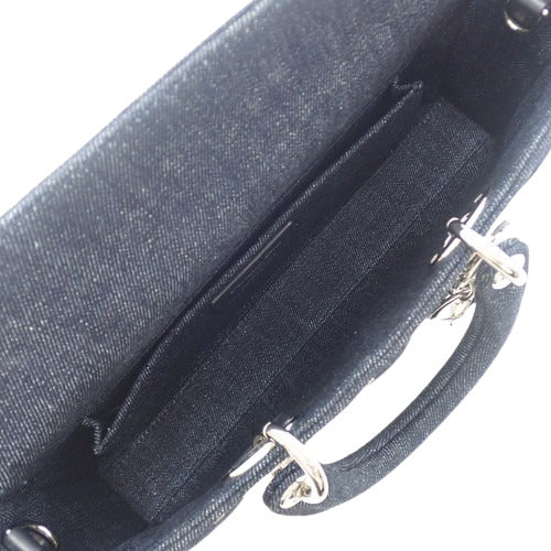 Cannage Lady D-Joy 中号孔眼棉质牛仔包