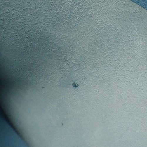 Kelly 32（内缝线）Togo，钯金配件，蓝色牛仔布，□I 印章