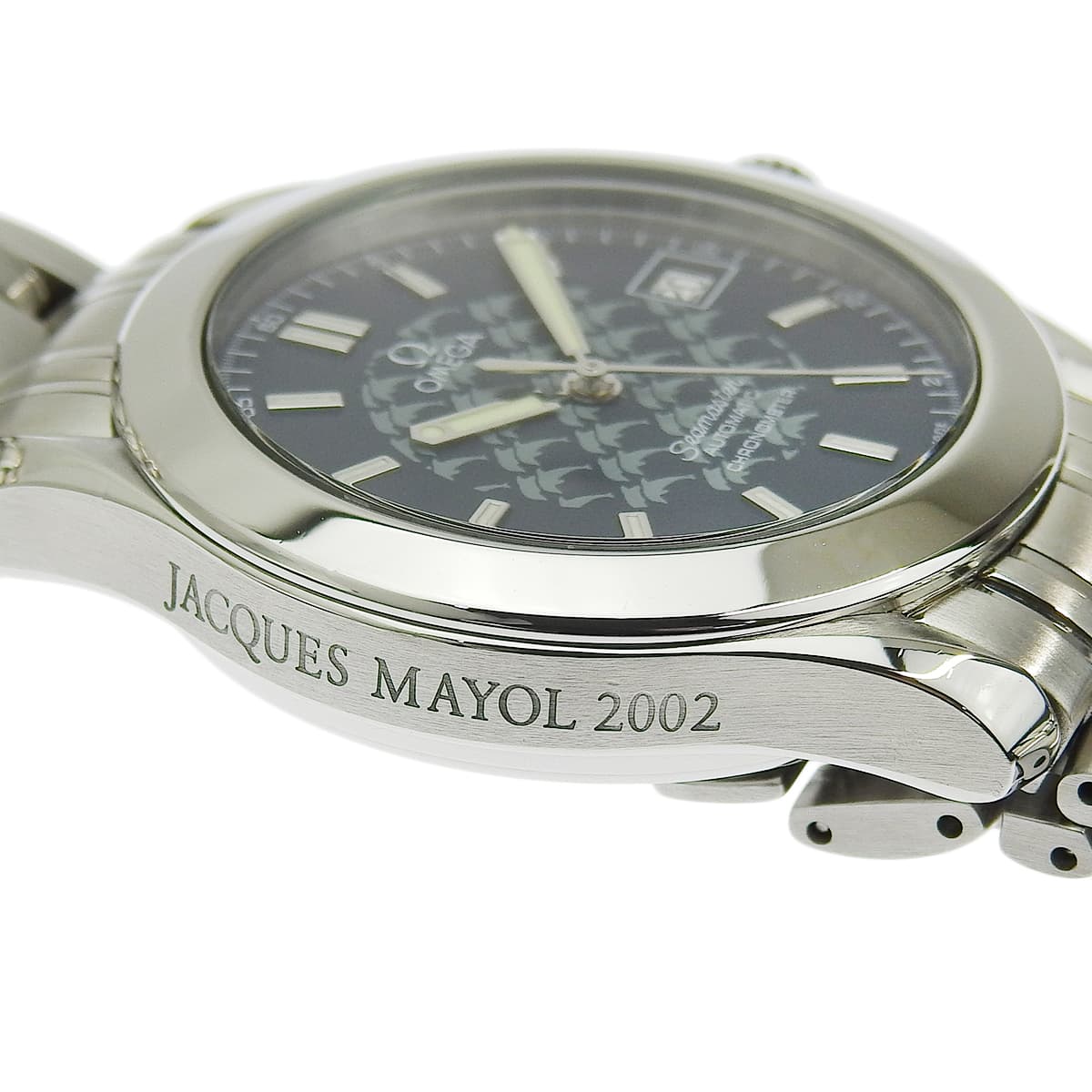2588.80 海马系列 雅克·迈优尔 2002 不锈钢 自动上链 蓝色