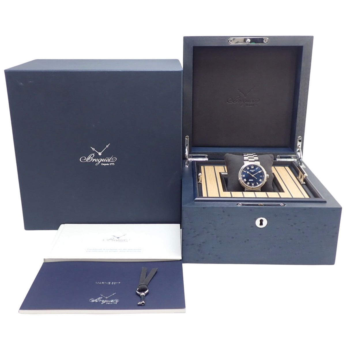 [Warranty Included] 5517TI/Y1/TZ0 Marine 5517 Titanium Automatic Blue