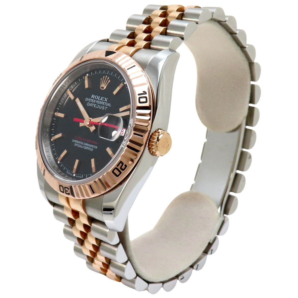 116261 Datejust Turn-O-Graph PG/SS F Automatic Black