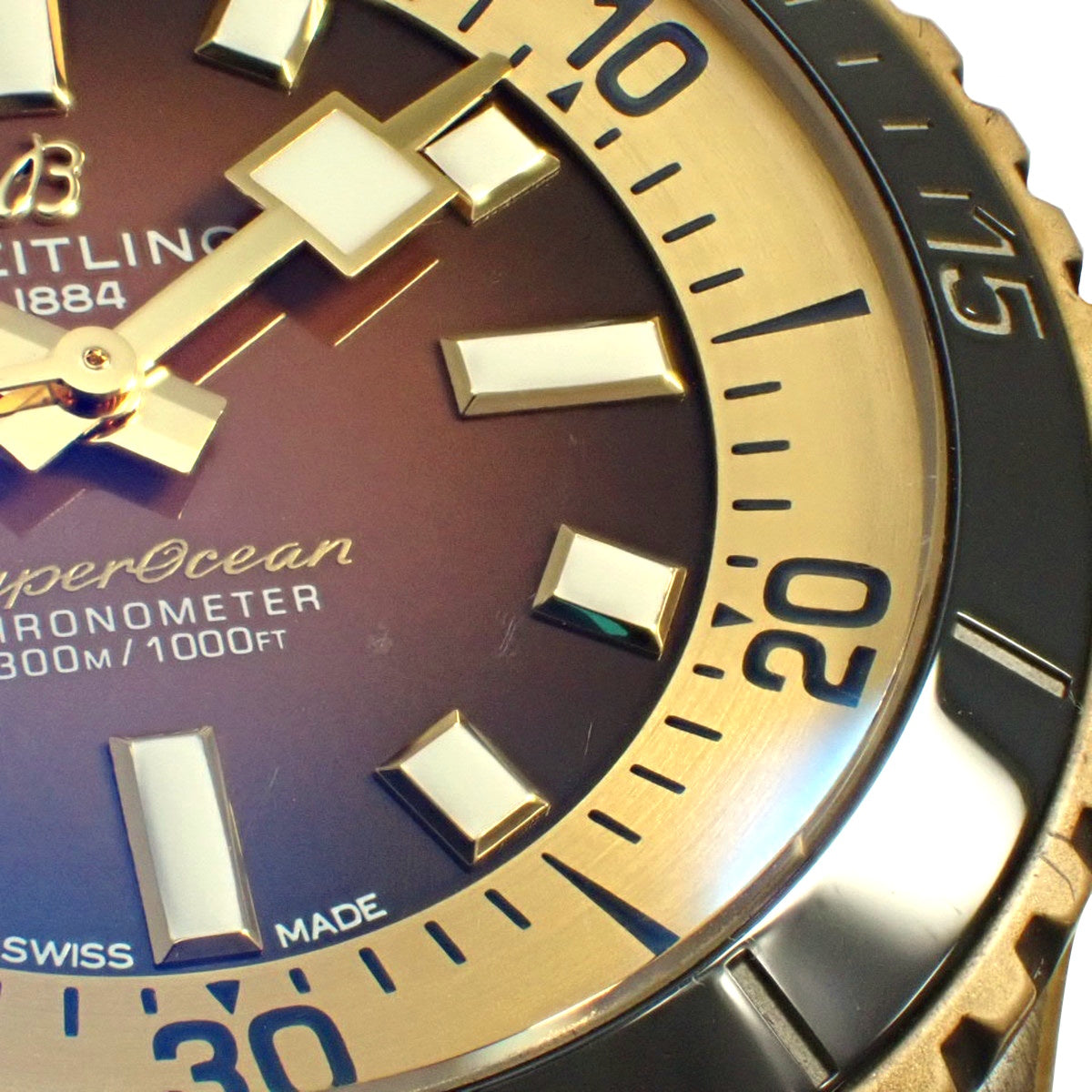 N17376 超级海洋自动腕表 44 铜/橡胶 自动上链 棕色