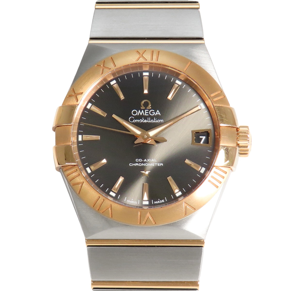 [2023 Warranty] 123.20.38.21.06.002 Constellation Co-Axial PG/SS Automatic Metallic
