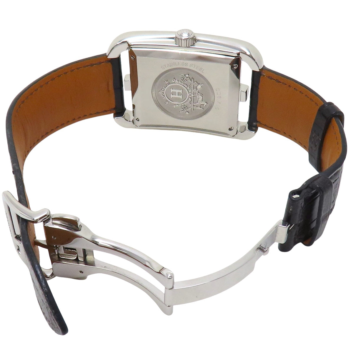 Cape Cod机械CD6.710不锈钢/皮革白色自动男士腕表