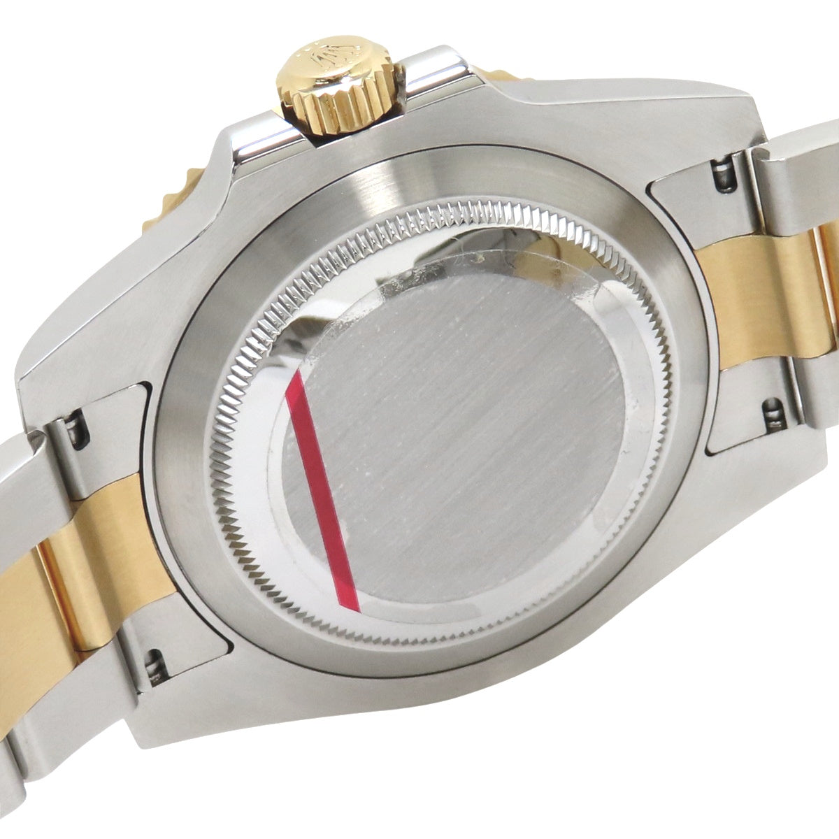 116613LB 潜航者日历型腕表，黄金/不锈钢材质，随机编号，自动上链，2020年8月购入，蓝金表壳