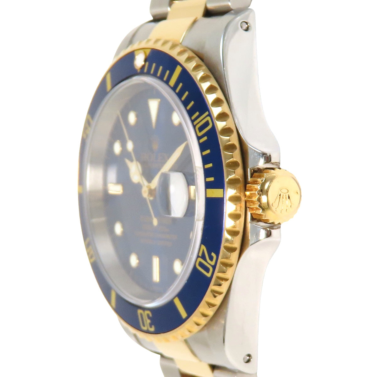 [With Warranty] 16613 Submariner Date YG/SS A-series Automatic Blue
