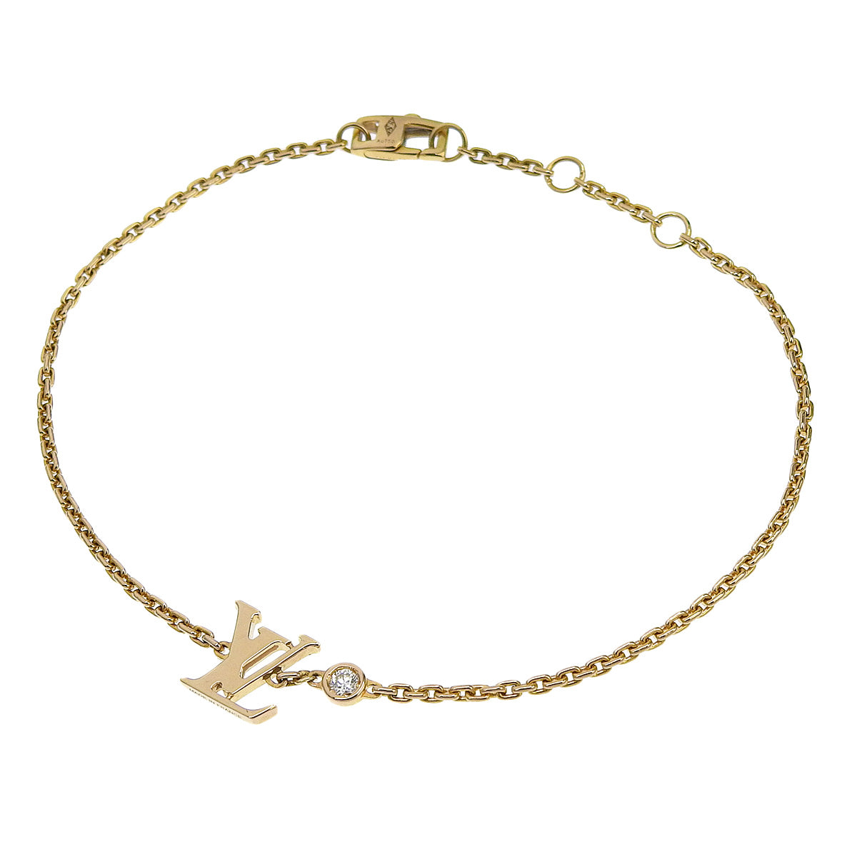 Idylle Blossom LV Diamond Bracelet in 18K Pink Gold and PG