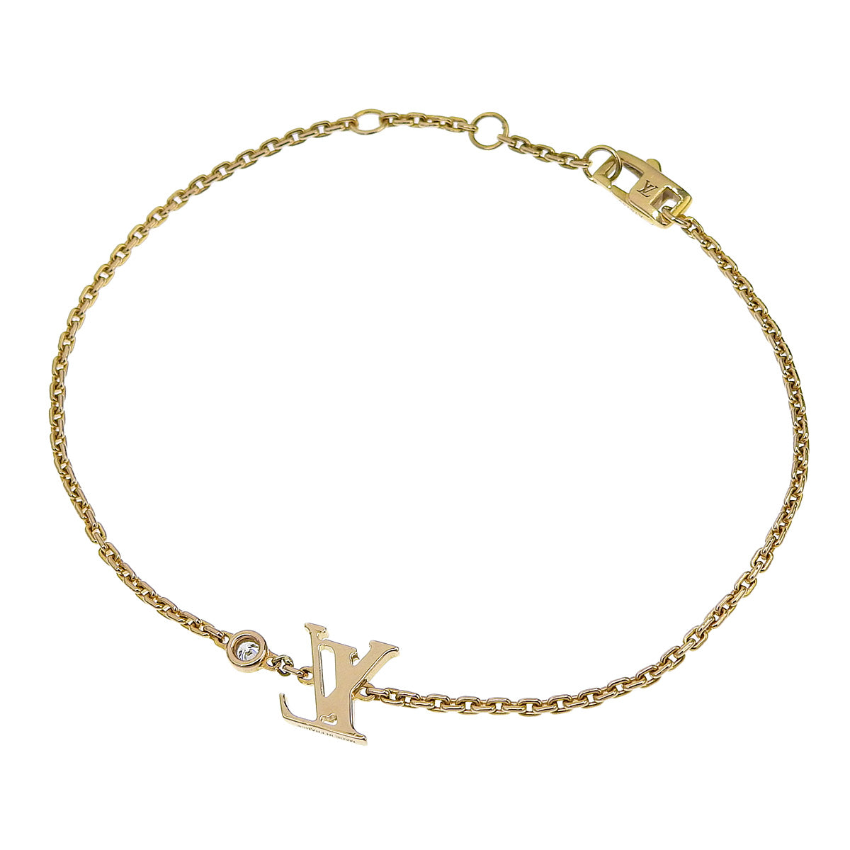 Idylle Blossom LV 18K 玫瑰金和 PG 钻石手链