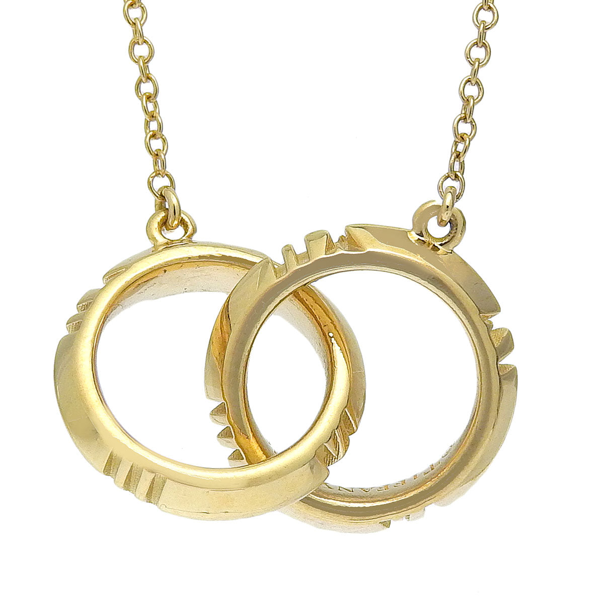 Interlocking Necklace, K18 Yellow Gold (YG)