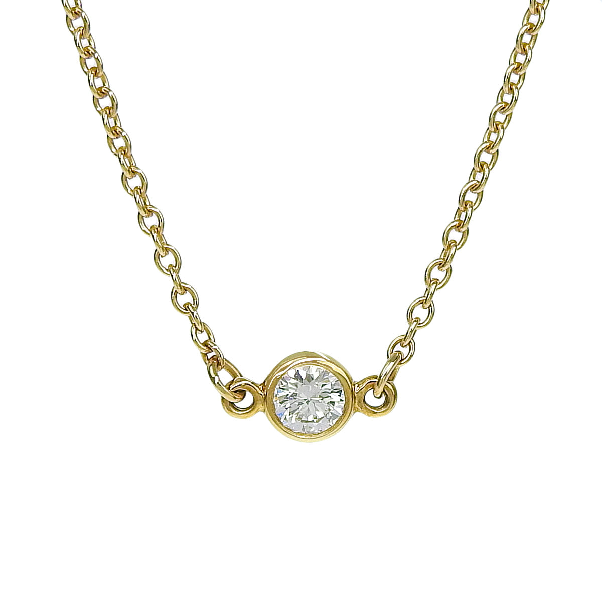 By the Yard Diamond Necklace in 18K Yellow Gold (YG)