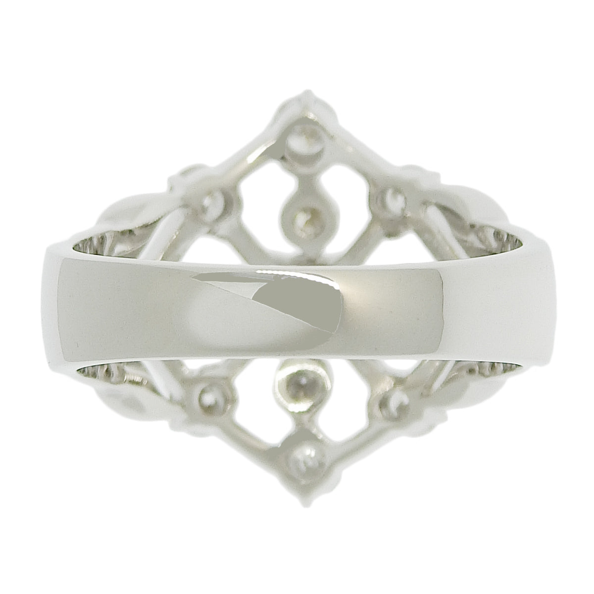 ブラックダイヤ ダイヤモンド リング D1.00 K18 ホワイトゴールド WG