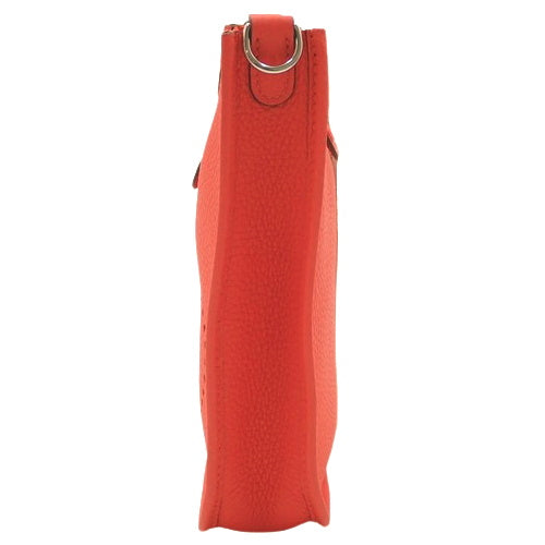 Evelyn TPM Taurillon Clemence 皮革表带，配钯金配件和玫瑰色 Texas W 印章