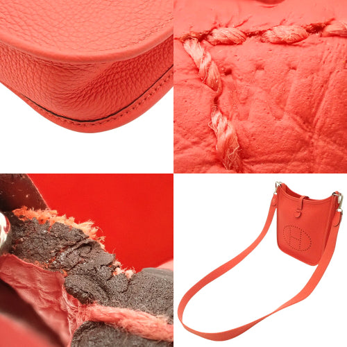 Evelyn TPM Taurillon Clemence 皮革表带，配钯金配件和玫瑰色 Texas W 印章