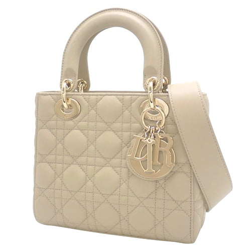 カナージュ Lady Dior My ABCDior バッグ スモール 2WAY ショルダー 斜め掛け 肩掛け ラムスキン M0538ONGE_M63U