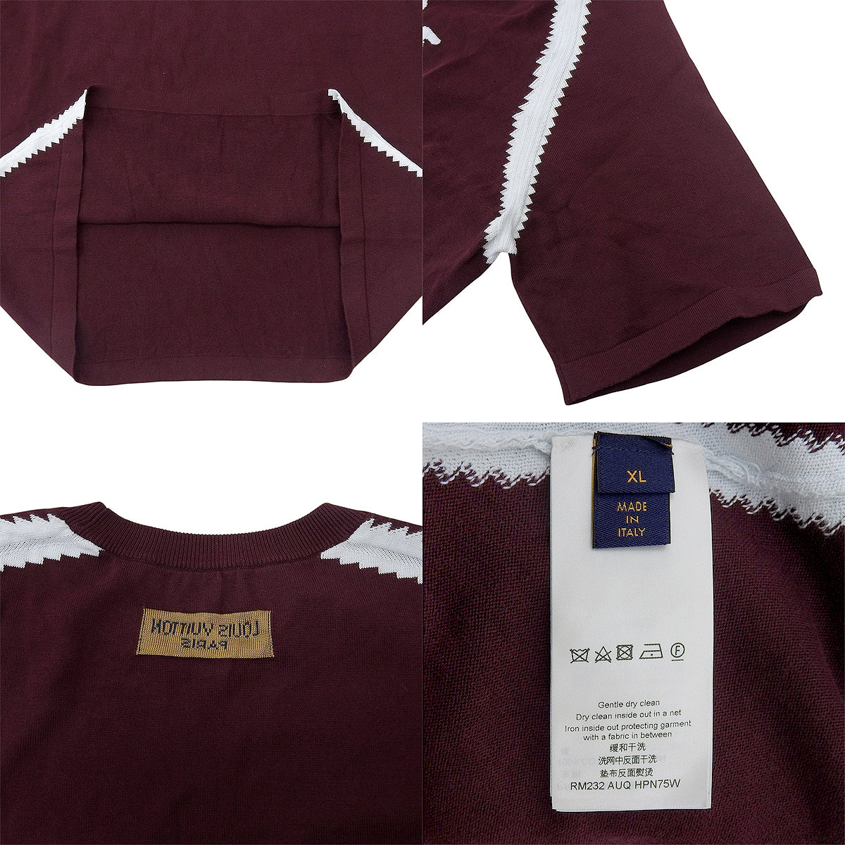 インタルシア 半袖ニット 2023年 XL RM232 クルーネック