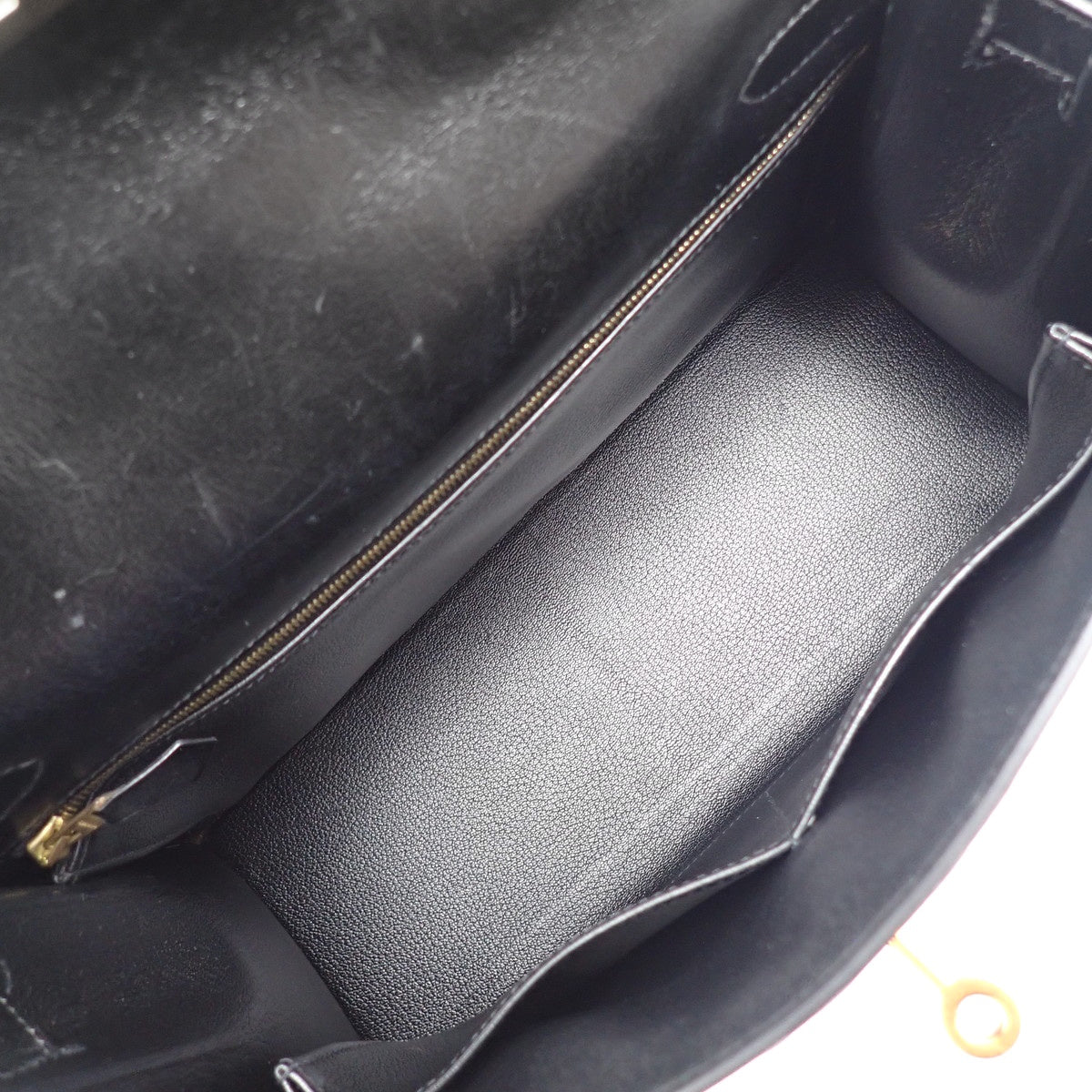 Kelly 32 (Outer Stitch) Box Calf Leather with J Stamp
