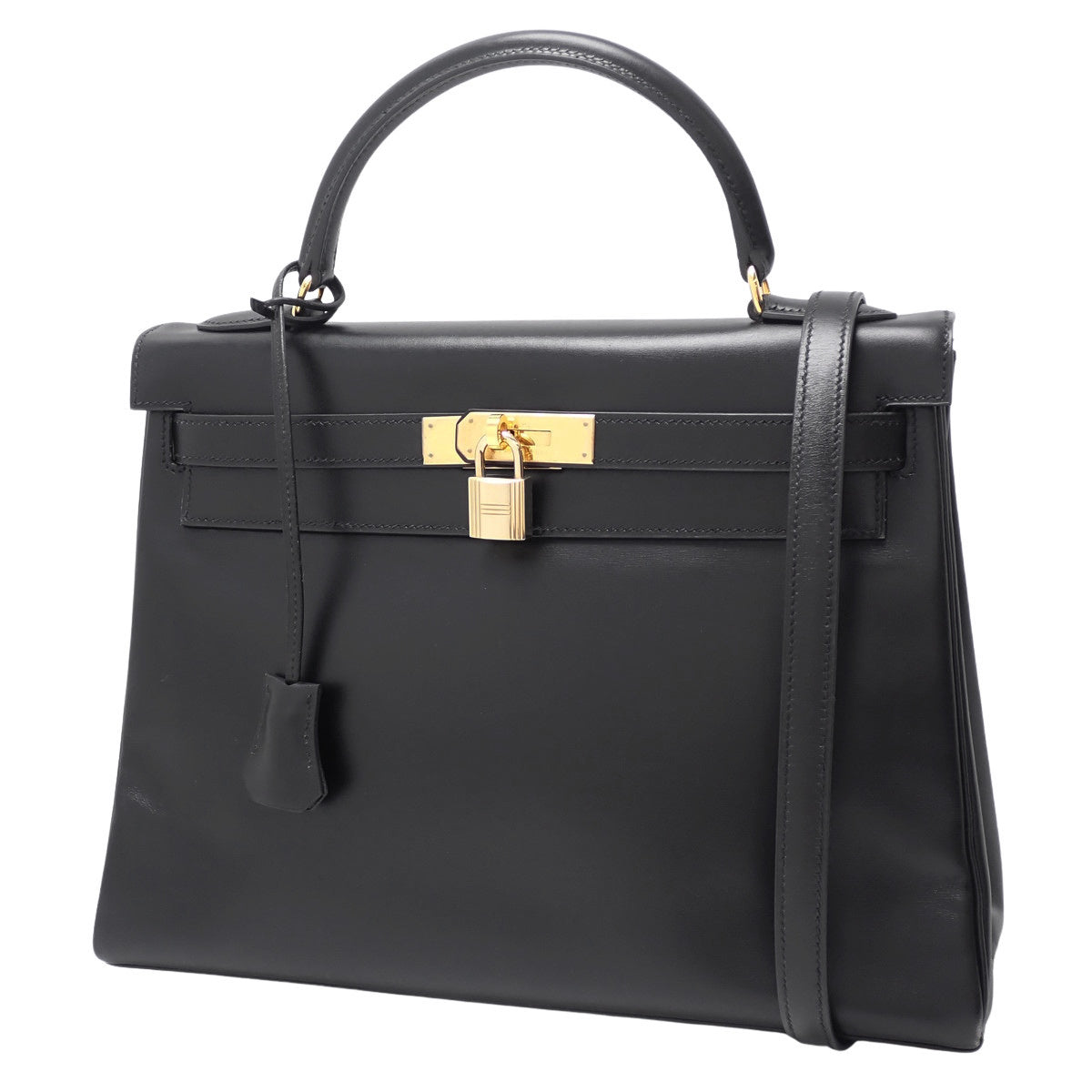Kelly 32 (inside stitching) Box calf leather B stamp