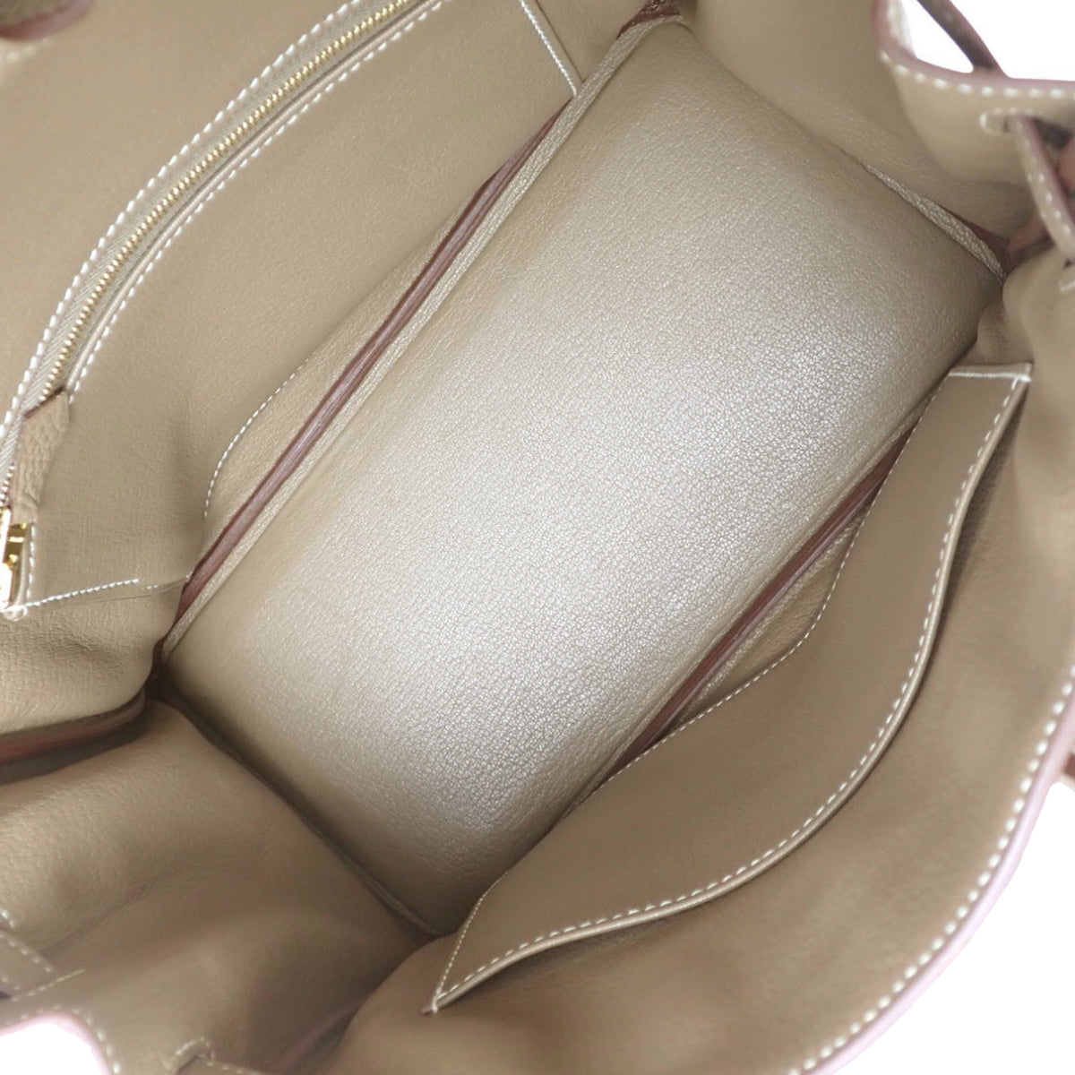 Birkin 25 Togo Etoupe/Etoupe Gold Hardware C Stamp